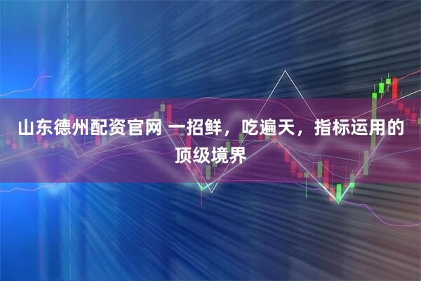 山东德州配资官网 一招鲜，吃遍天，指标运用的顶级境界